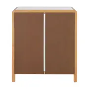 CÔMODA 4 GAVETAS 90 CM X 45 CM KANT - BRANCO/AMÊNDOA - Foto 8