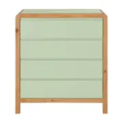 CÔMODA 4 GAVETAS 90 CM X 45 CM KANT - SÁLVIA/AMÊNDOA - Foto 1