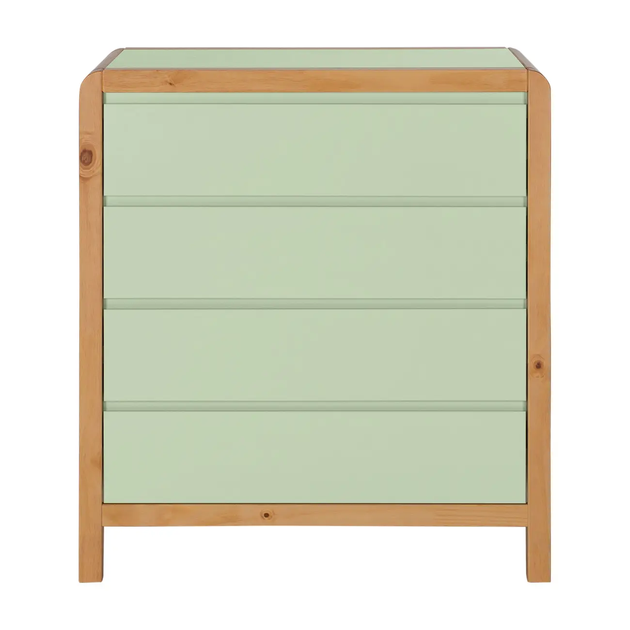 CÔMODA 4 GAVETAS 90 CM X 45 CM KANT - SÁLVIA/AMÊNDOA - Foto 1