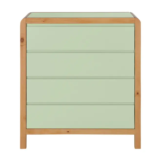 CÔMODA 4 GAVETAS 90 CM X 45 CM KANT - SÁLVIA/AMÊNDOA - Foto 1