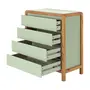 CÔMODA 4 GAVETAS 90 CM X 45 CM KANT - SÁLVIA/AMÊNDOA - Foto 3