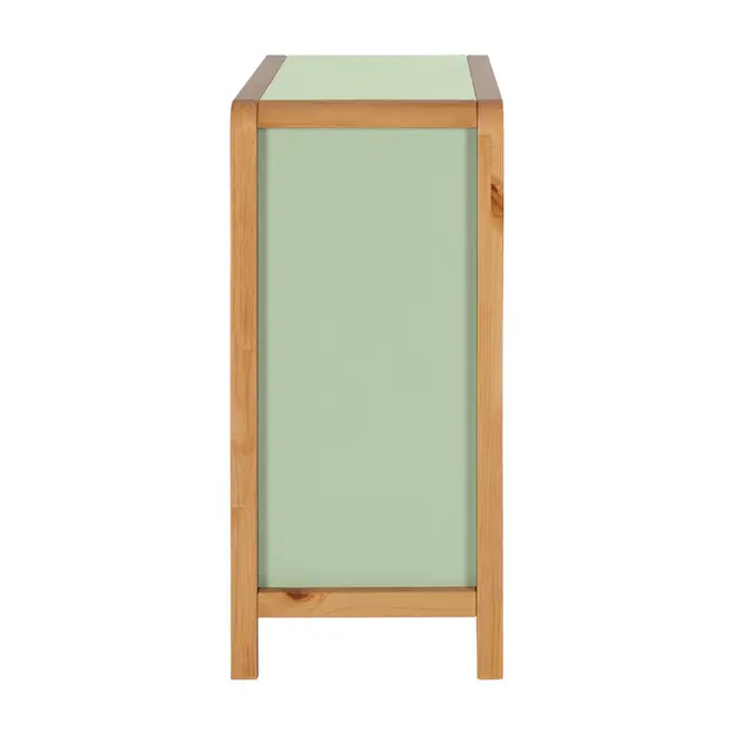 CÔMODA 4 GAVETAS 90 CM X 45 CM KANT - SÁLVIA/AMÊNDOA - Foto 4