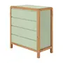 CÔMODA 4 GAVETAS 90 CM X 45 CM KANT - SÁLVIA/AMÊNDOA - Foto 9