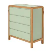 CÔMODA 4 GAVETAS 90 CM X 45 CM KANT - SÁLVIA/AMÊNDOA - Foto 9