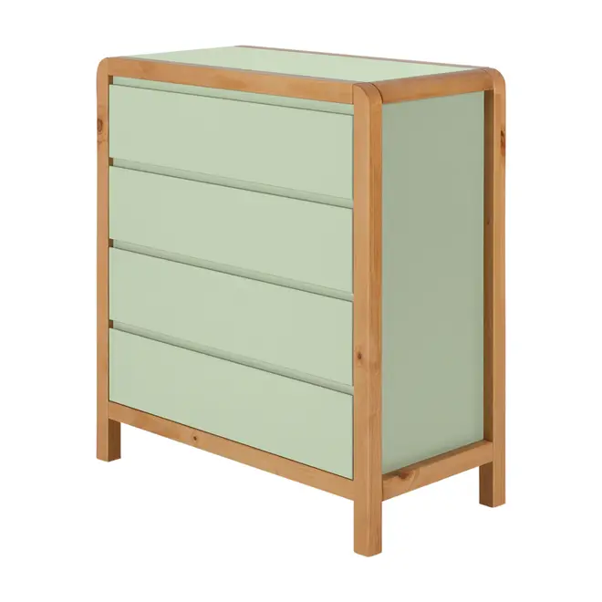 CÔMODA 4 GAVETAS 90 CM X 45 CM KANT - SÁLVIA/AMÊNDOA - Foto 9