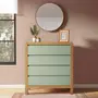 CÔMODA 4 GAVETAS 90 CM X 45 CM KANT - SÁLVIA/AMÊNDOA - Foto 10