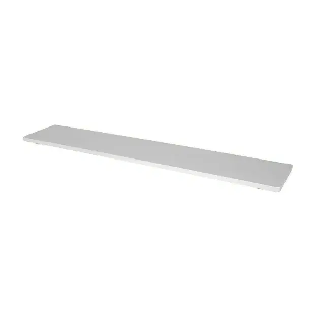 PRATELEIRA 6,5 CM X 1 M X 20 CM ALENTO - BRANCO/AMÊNDOA - Foto 2