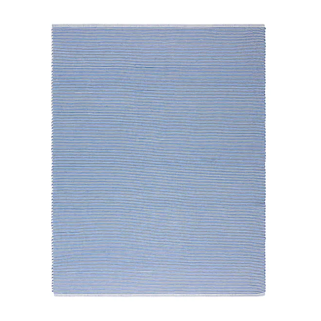 TAPETE 1,50 M X 2 M VIRA E VOLTA - NATURAL/AZUL ESCURO - Foto 2