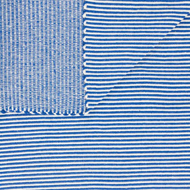 TAPETE 1,50 M X 2 M VIRA E VOLTA - NATURAL/AZUL ESCURO - Foto 6