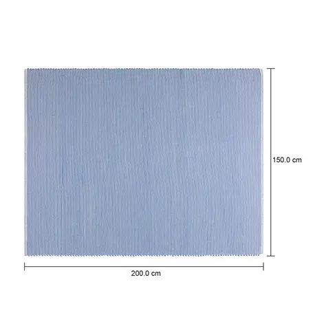 Imagem com medidas do produto TAPETE 1,50 M X 2 M VIRA E VOLTA