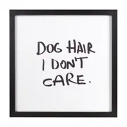 QUADRO FANTÁSTICO MUNDO DO JIMMY HAIR 40 CM X 40 CM O - PRETO/BRANCO - Foto 1