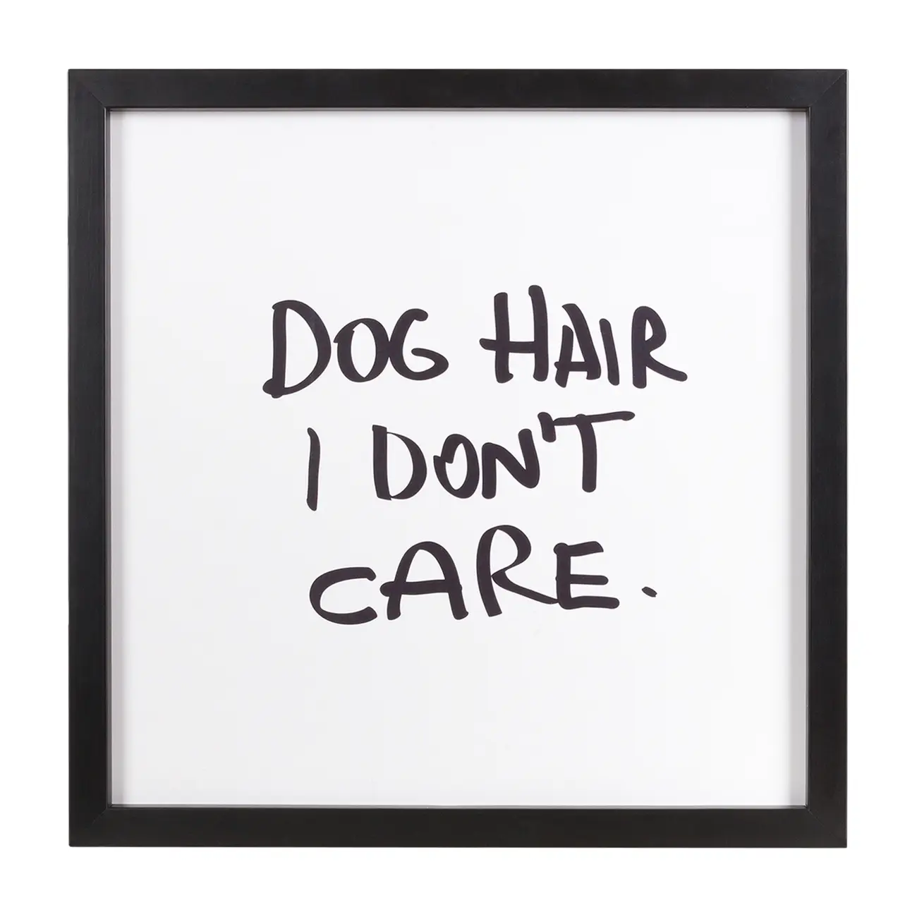 QUADRO FANTÁSTICO MUNDO DO JIMMY HAIR 40 CM X 40 CM O - PRETO/BRANCO - Foto 1
