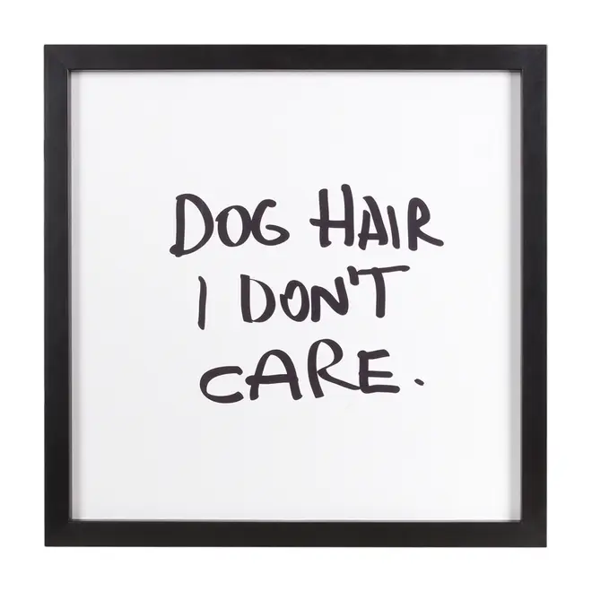 QUADRO FANTÁSTICO MUNDO DO JIMMY HAIR 40 CM X 40 CM O - PRETO/BRANCO - Foto 1