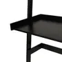 ESTANTE/ESCRIVANINHA 98 CM X 2,08 M MANGO - PRETO - Foto 4