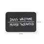 CAPACHO 40 CM X 60 CM O FANTÁSTICO MUNDO DO JIMMY DOGS WELCOME - PRETO/BRANCO - Foto 5