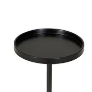 MESA LATERAL ALTA REDONDA 20 CM MULE - PRETO - Foto 2