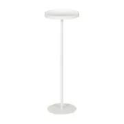 MESA LATERAL ALTA REDONDA 20 CM MULE - BRANCO - Foto 1