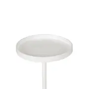 MESA LATERAL ALTA REDONDA 20 CM MULE - BRANCO - Foto 2