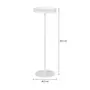 MESA LATERAL ALTA REDONDA 20 CM MULE - BRANCO - Foto 4