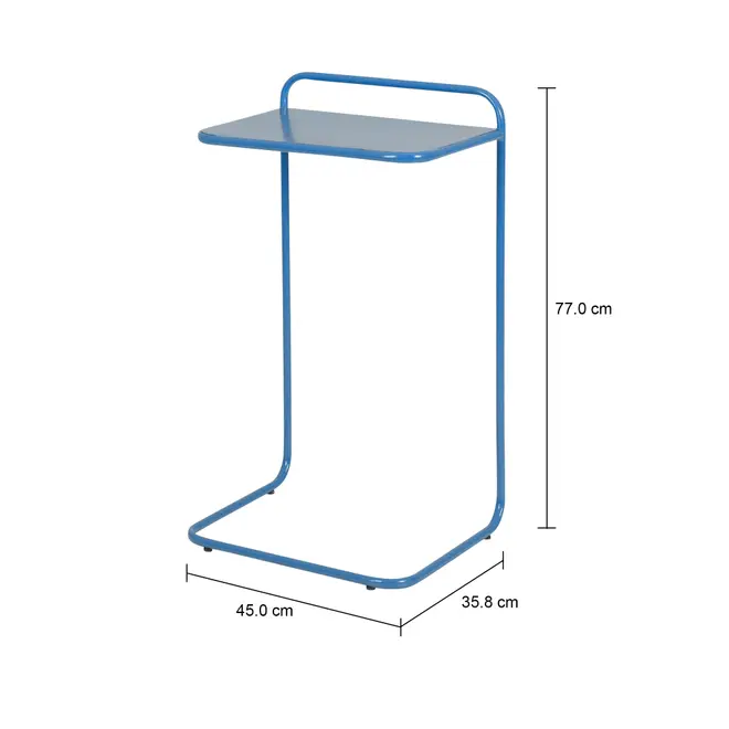 MESA LATERAL 45 CM X 35 CM LAP - ZIMBRO - Foto 7