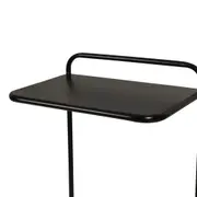 MESA LATERAL 45 CM X 35 CM LAP - PRETO - Foto 4