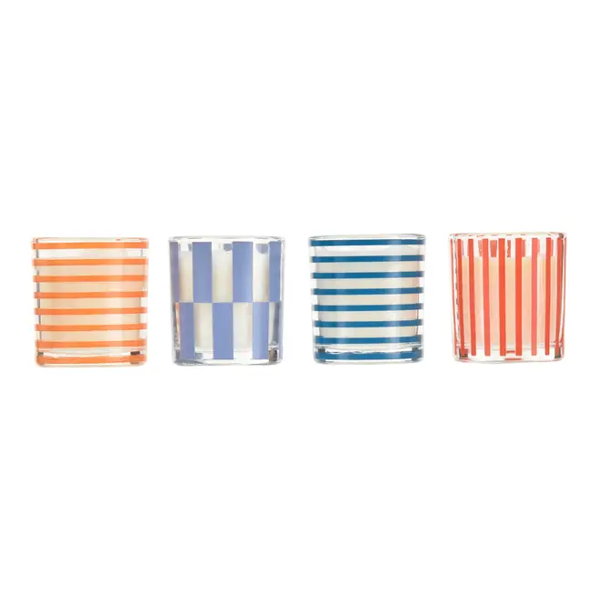 KIT MINI VELA POTE FESTIVAL C/4 - BRANCO/CORES CALEIDOCOLOR - Foto 4