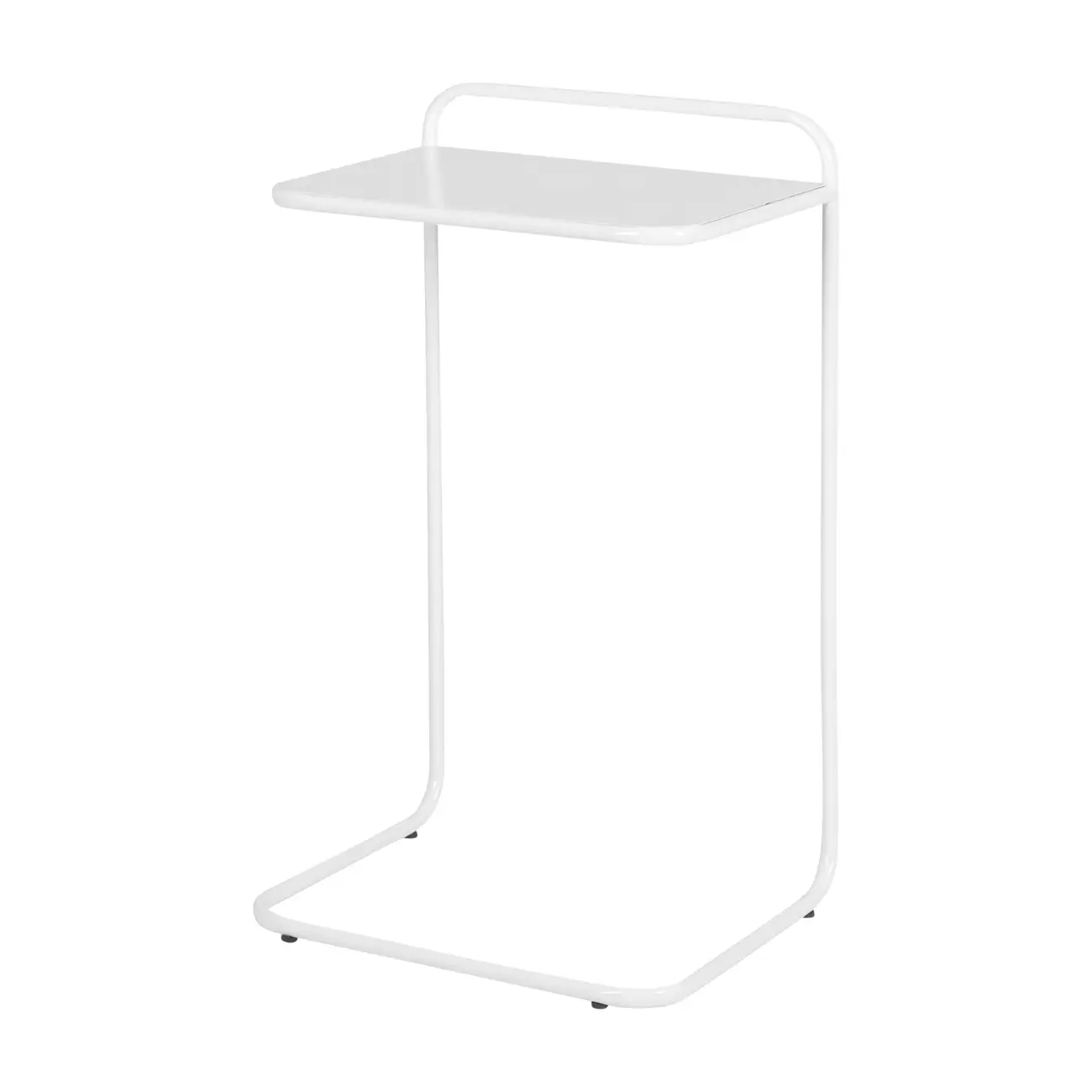 MESA LATERAL 45 CM X 35 CM LAP - BRANCO - Foto 1