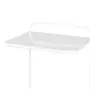 MESA LATERAL 45 CM X 35 CM LAP - BRANCO - Foto 4