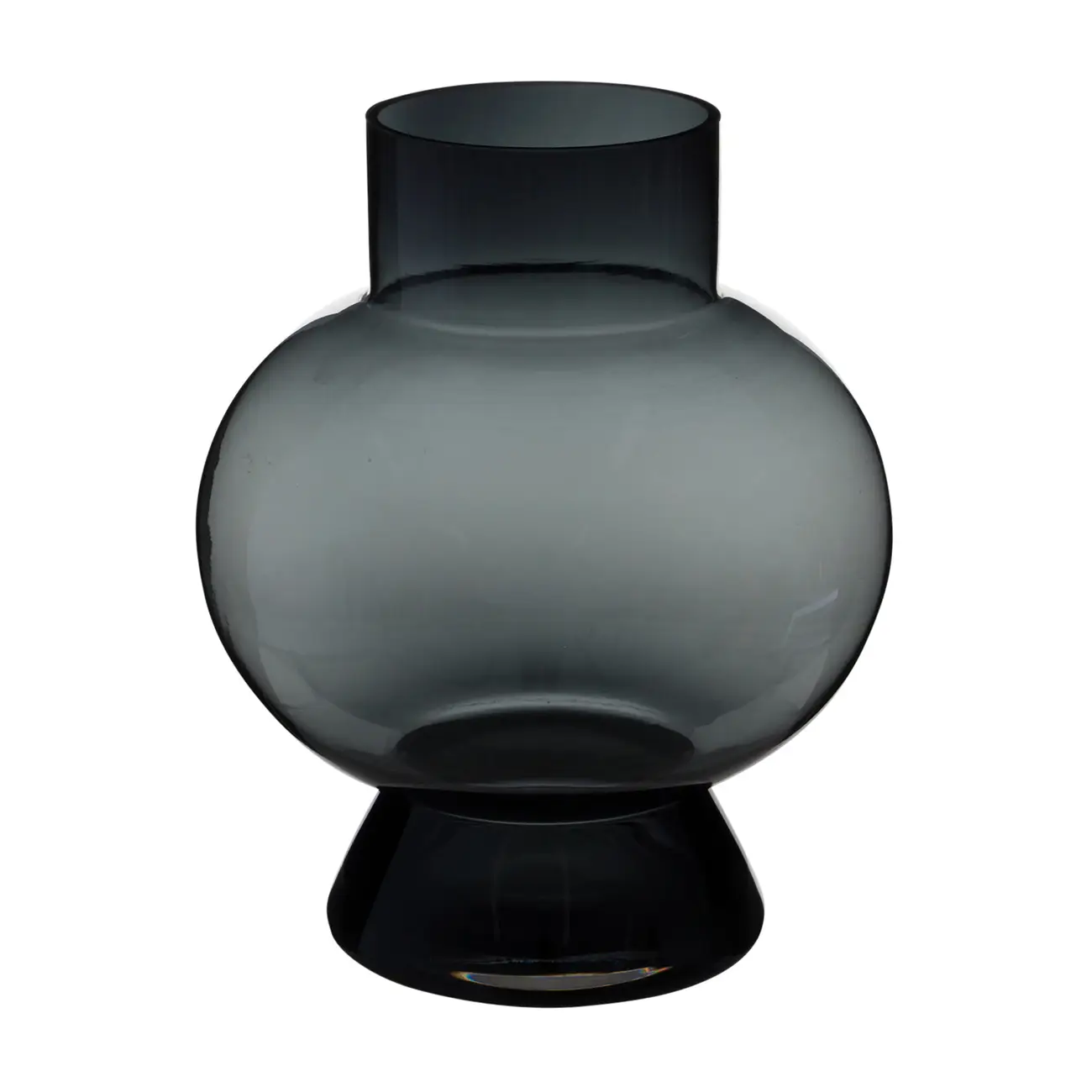 VASO 22 CM CAPUT - PRETO - Foto 1