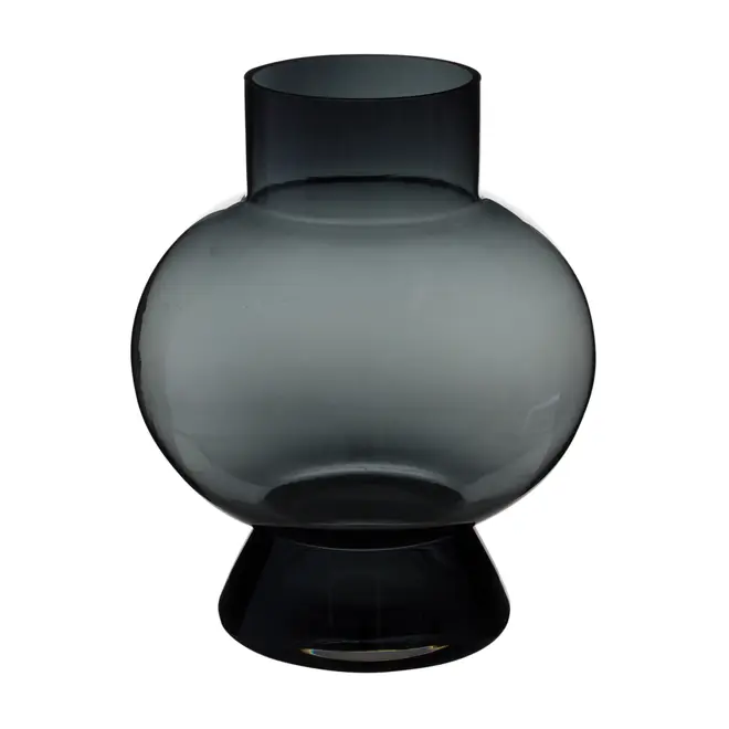 VASO 22 CM CAPUT - PRETO - Foto 1