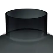 VASO 22 CM CAPUT - PRETO - Foto 2
