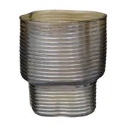 VASO 19 CM CETTUS - KONKRET/PRATA - Foto 1