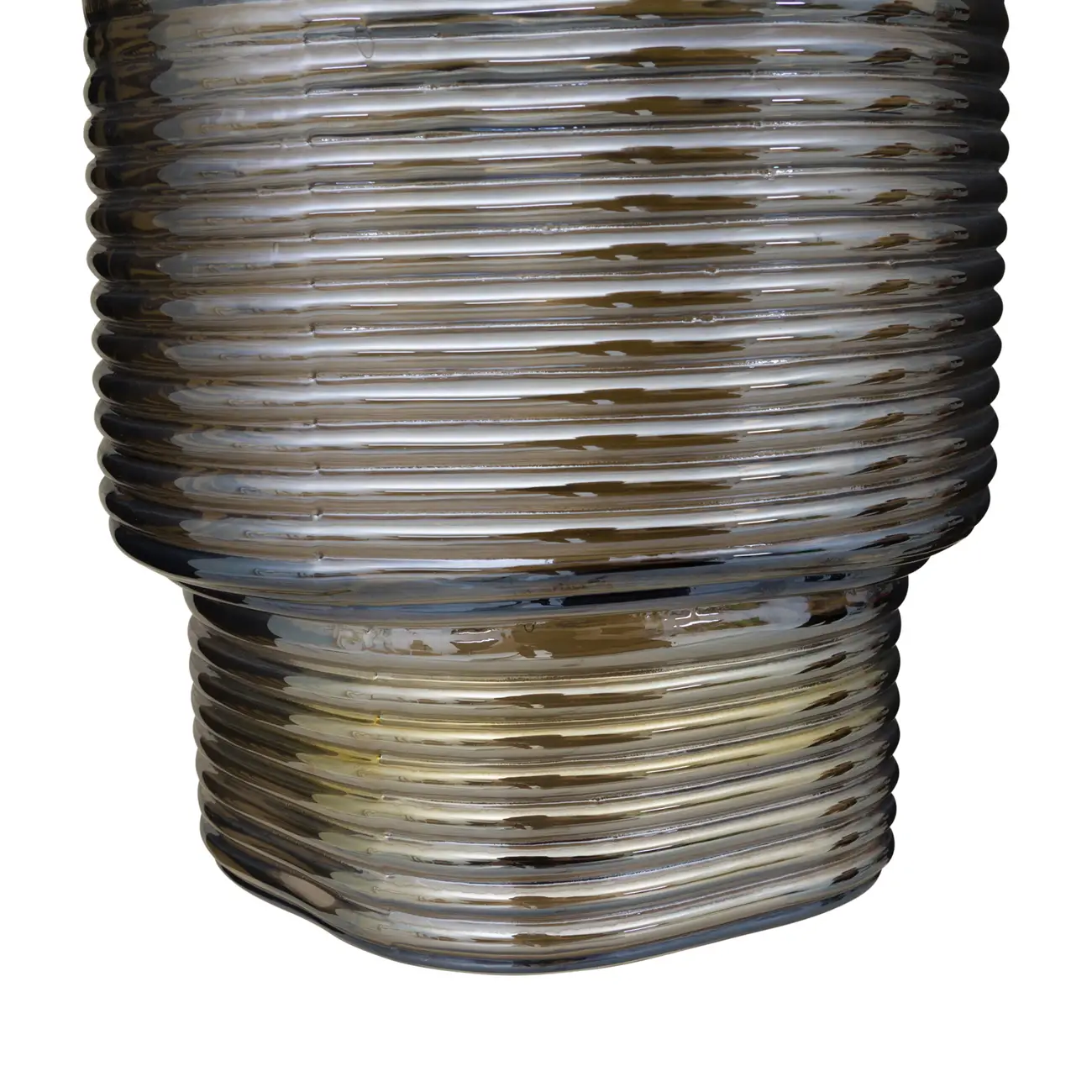 VASO 19 CM CETTUS - KONKRET/PRATA - Foto 4