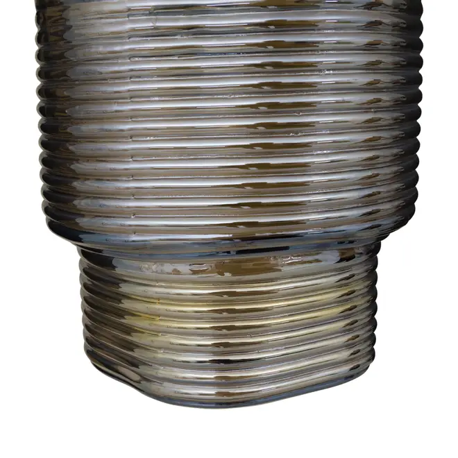 VASO 19 CM CETTUS - KONKRET/PRATA - Foto 4