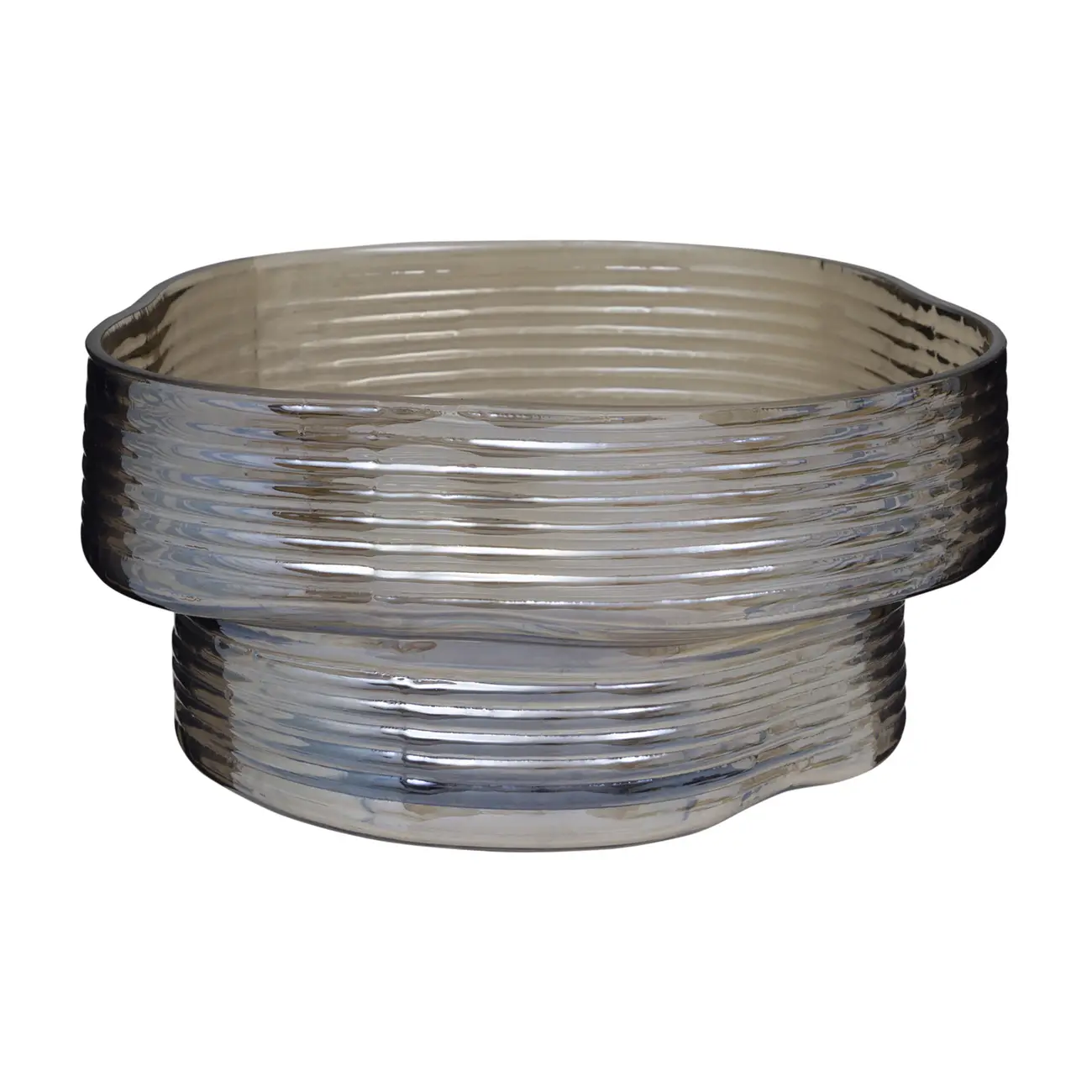 VASO 11 CM CETTUS - KONKRET/PRATA - Foto 1