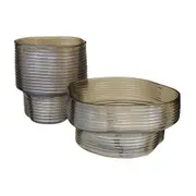 VASO 11 CM CETTUS - KONKRET/PRATA - Foto 4