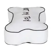 ALMOFADÃO PARA PET 70 CM X 45 CM O FANTÁSTICO MUNDO DO JIMMY - BRANCO/PRETO - Foto 4
