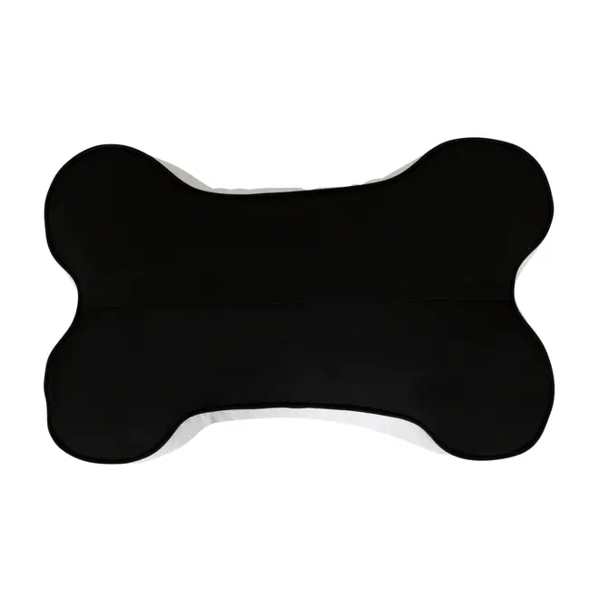 ALMOFADÃO PARA PET 70 CM X 45 CM O FANTÁSTICO MUNDO DO JIMMY - BRANCO/PRETO - Foto 6