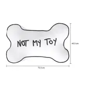 ALMOFADÃO PARA PET 70 CM X 45 CM O FANTÁSTICO MUNDO DO JIMMY - BRANCO/PRETO - Foto 9