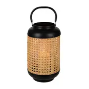 LANTERNA 30 CM TOUBKAL - FIBRA CLARA/PRETO - Foto 2