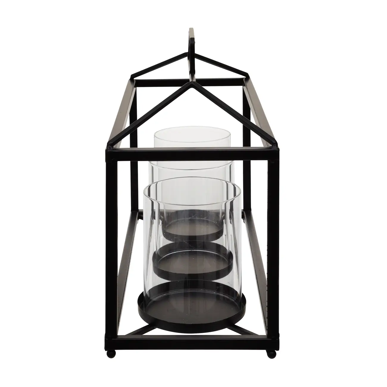 SUPORTE VELA TRIPLO LUMINNA - PRETO/INCOLOR - Foto 4