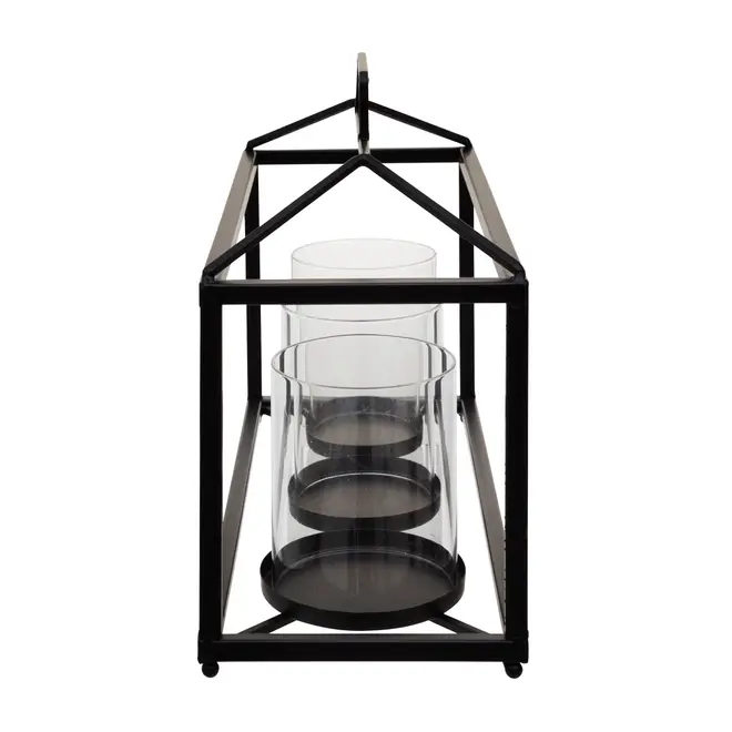 SUPORTE VELA TRIPLO LUMINNA - PRETO/INCOLOR - Foto 4