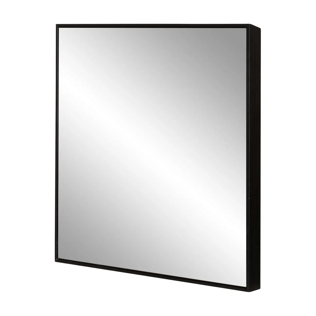 ESPELHO 45 CM X 45 CM QUADRILÁTERO - PRETO - Foto 2