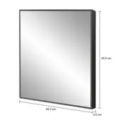 ESPELHO 45 CM X 45 CM QUADRILÁTERO - KONKRET - Foto 5
