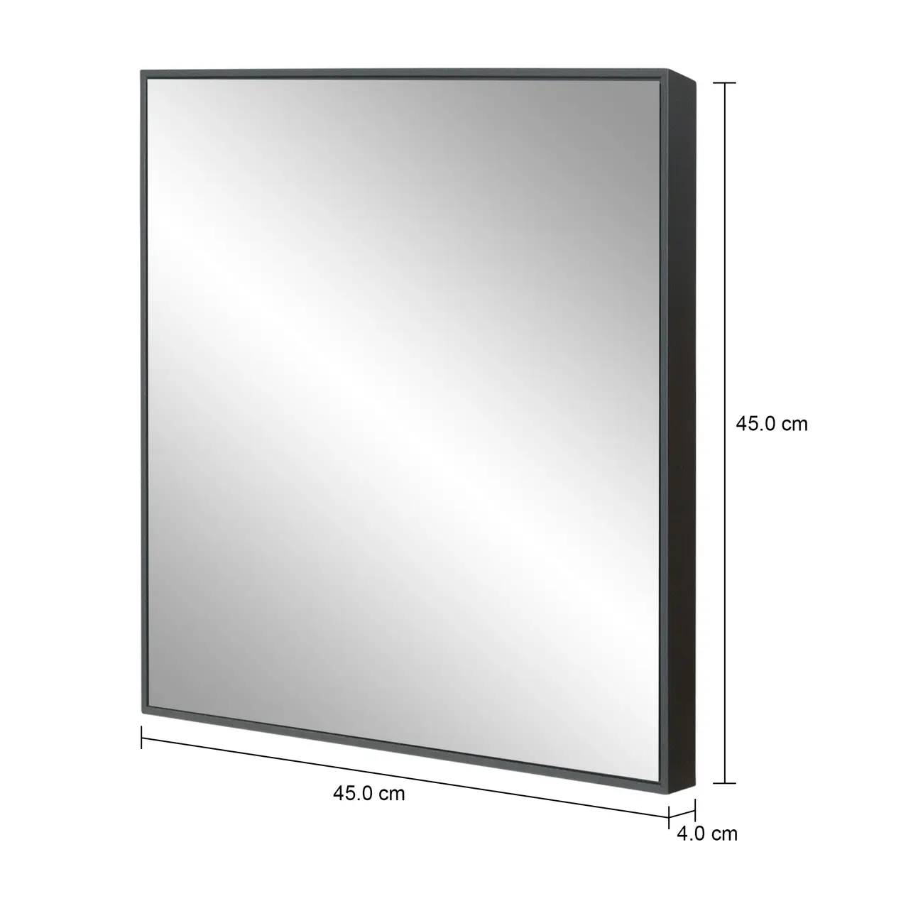 ESPELHO 45 CM X 45 CM QUADRILÁTERO - KONKRET - Foto 5
