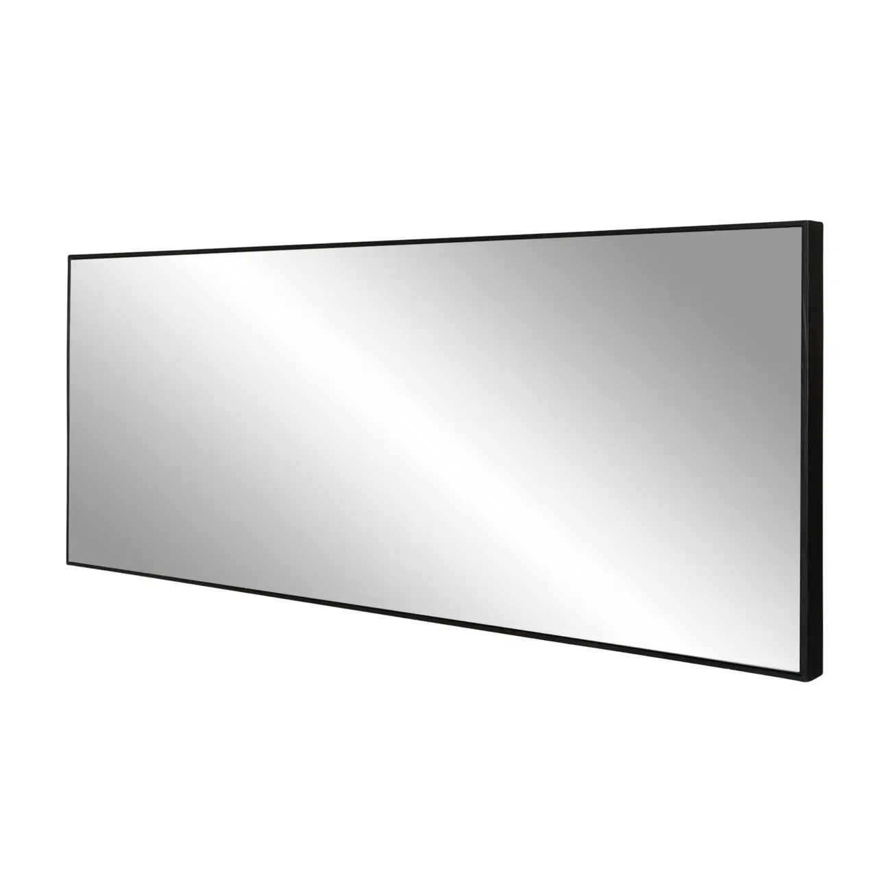 ESPELHO 1,10 M X 45 CM QUADRILÁTERO - PRETO - Foto 5