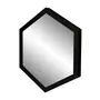 ESPELHO 33 CM X 38 CM HEXAGON - PRETO - Foto 2