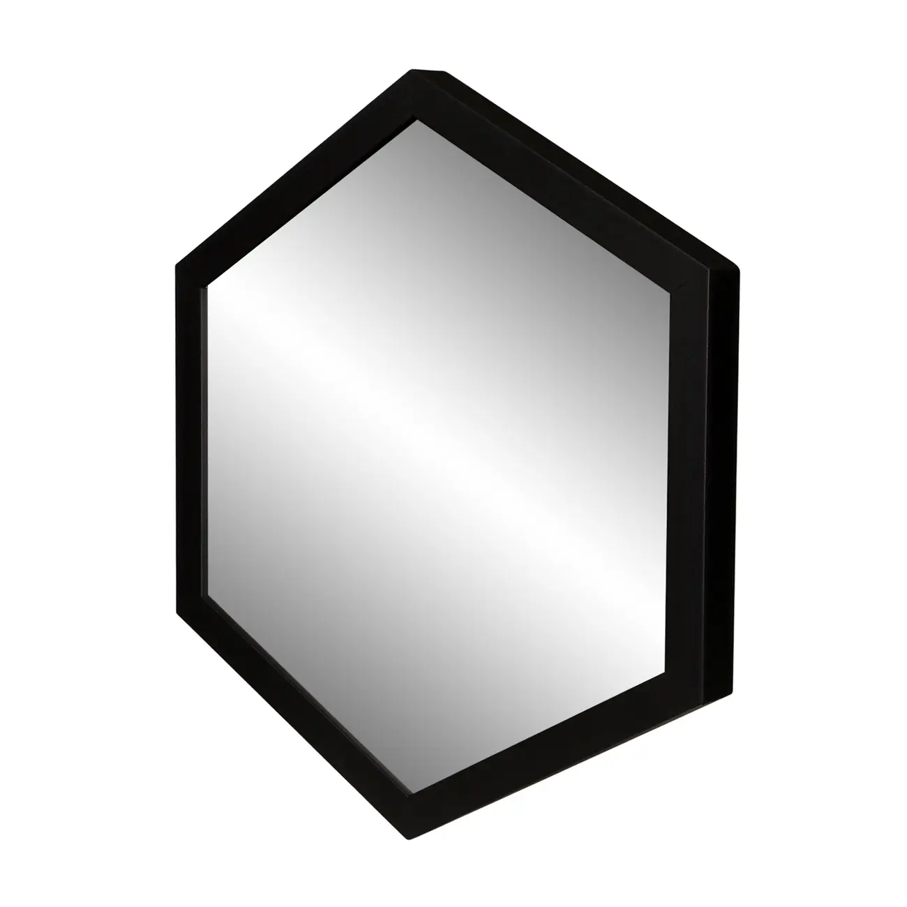 ESPELHO 33 CM X 38 CM HEXAGON - PRETO - Foto 2