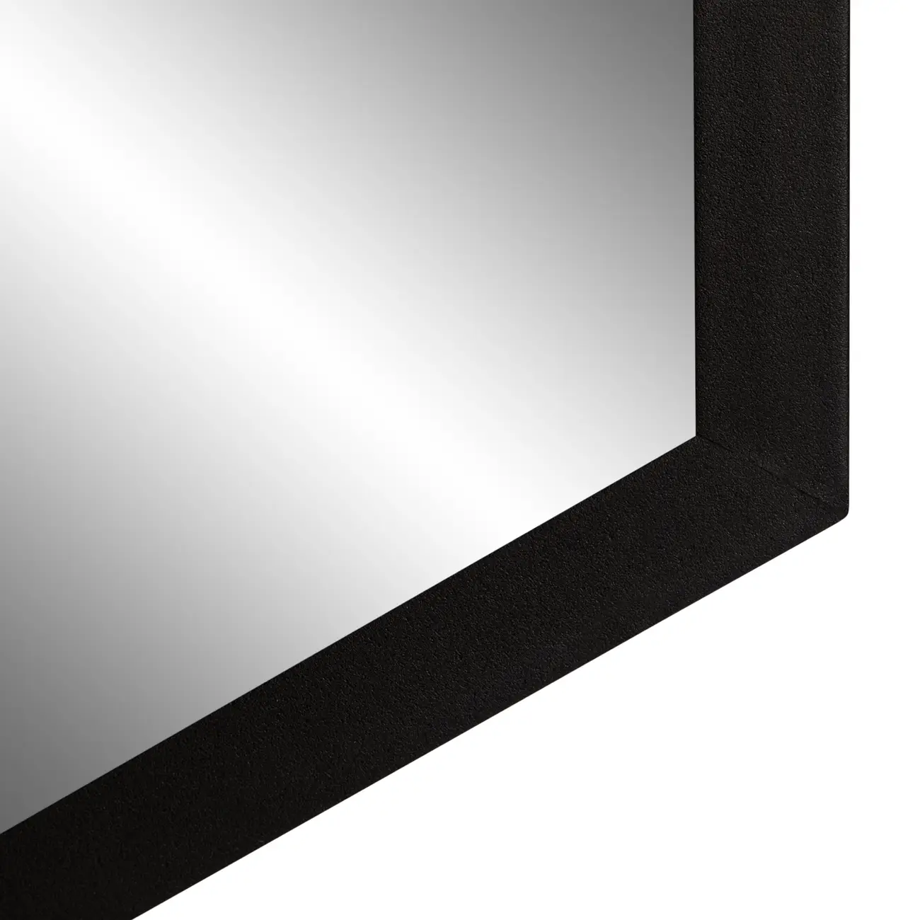 ESPELHO 33 CM X 38 CM HEXAGON - PRETO - Foto 4