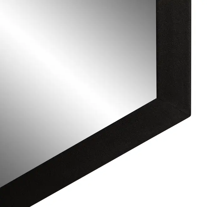 ESPELHO 33 CM X 38 CM HEXAGON - PRETO - Foto 4